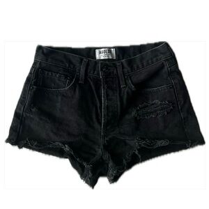 Agolde Women's Black Jean Shorts